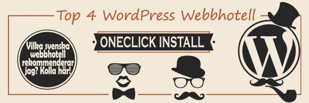 Top 4 svenska webbhotell för WordPress